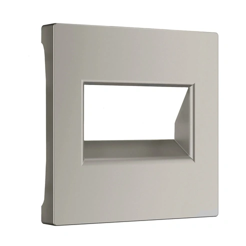 Накладка для двойной розетки Еthernet RJ-45 (дымчатый матовый) W1291104