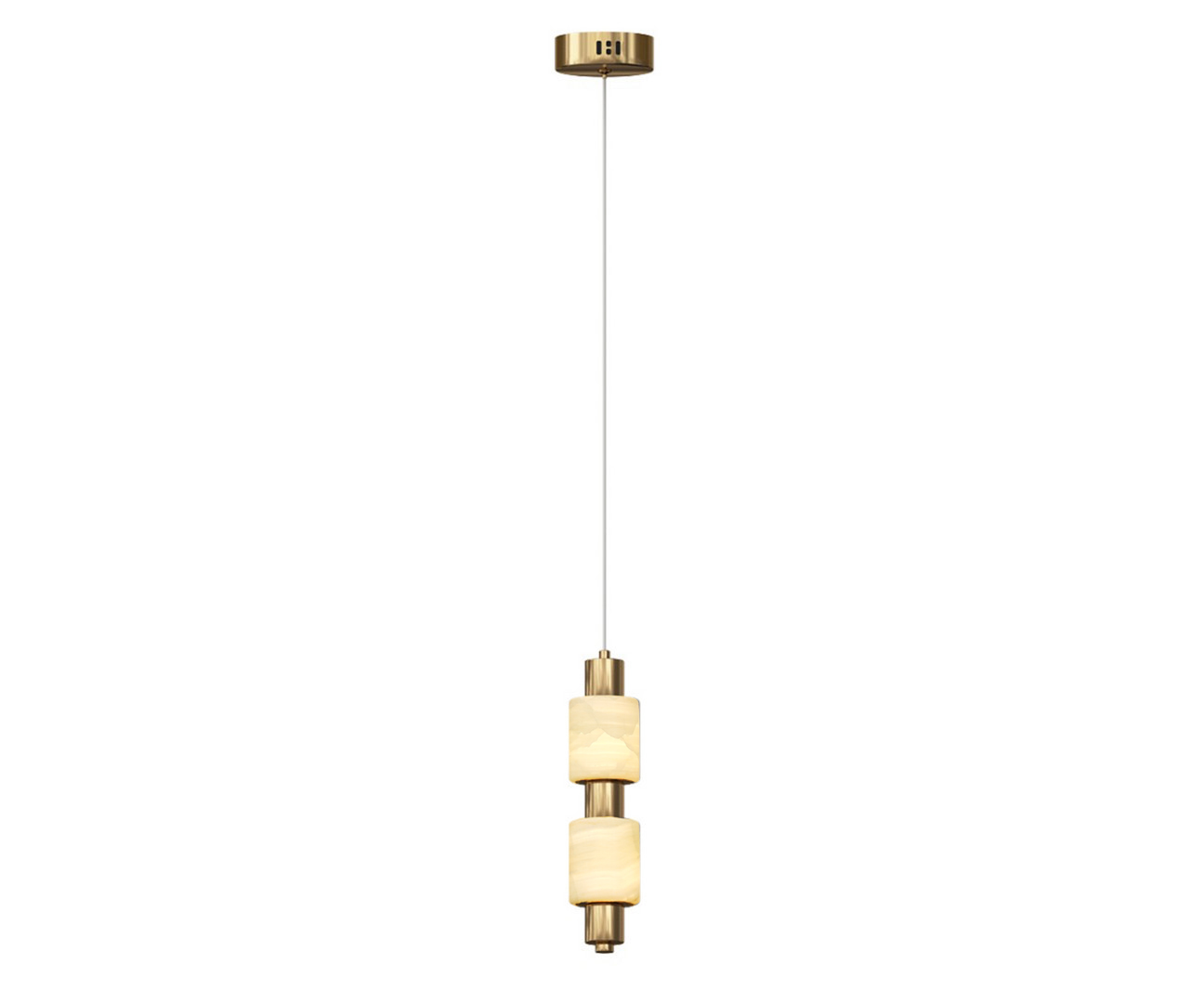 07526-1A,36 Подвес Алос латунь Led 8W