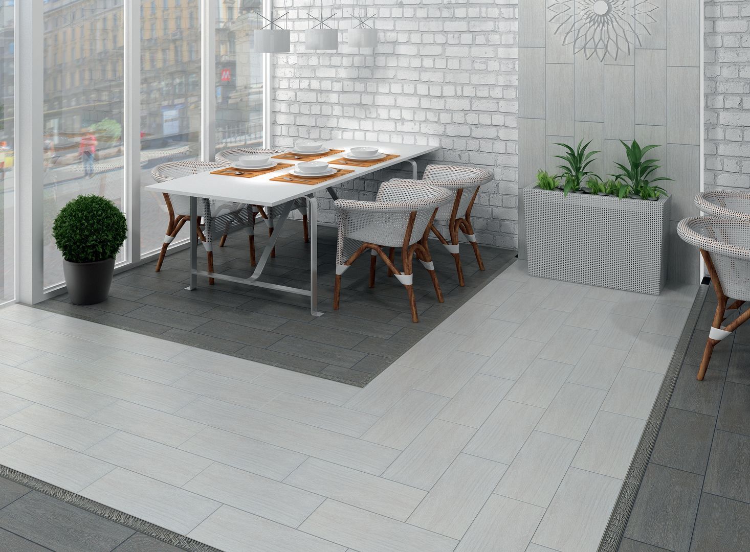 Керамогранит Kerama Marazzi Боско темный 20,1х50,2