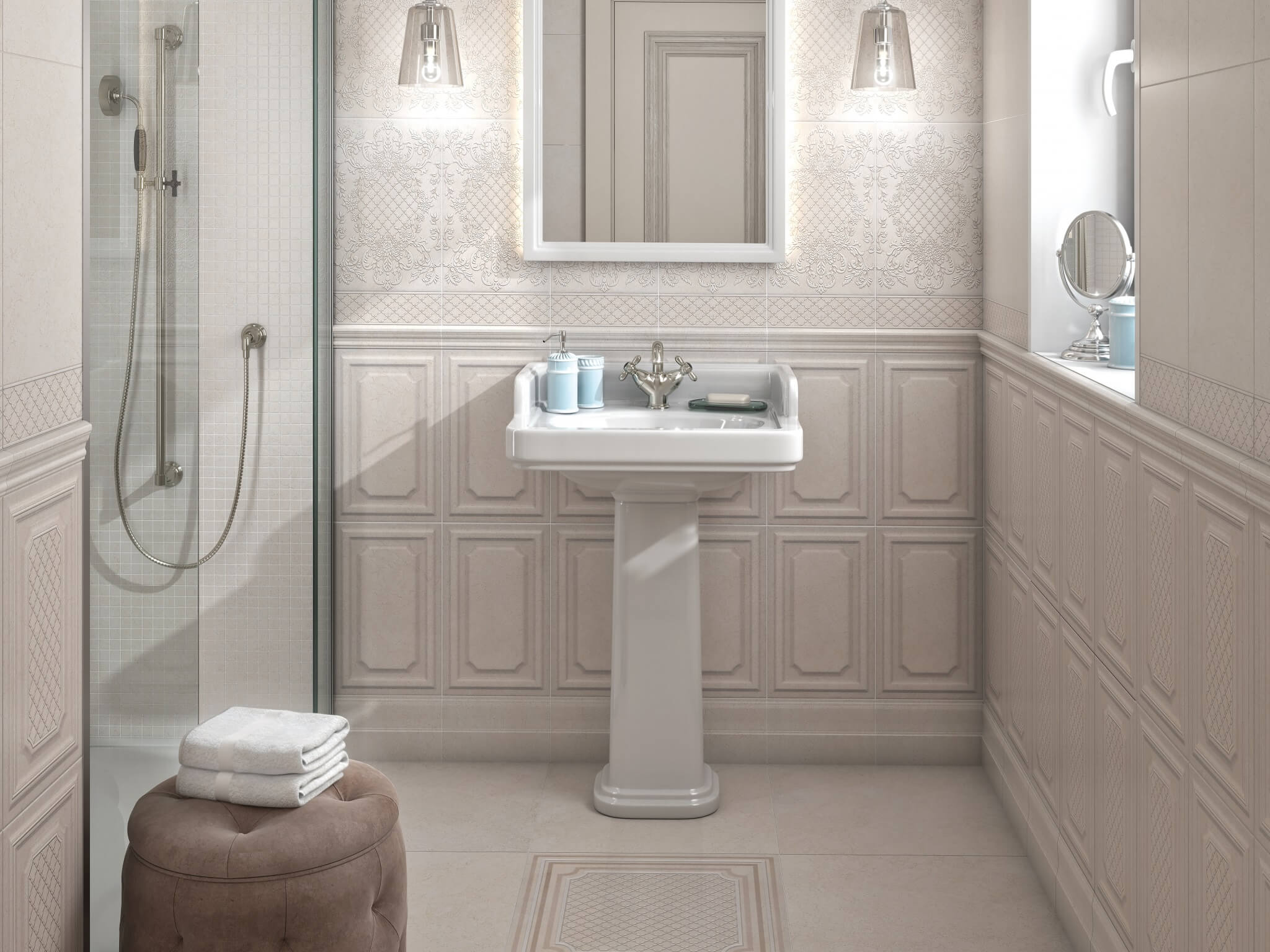 Керамогранит Kerama Marazzi Декор Сорбонна ковер 50,2х50,2