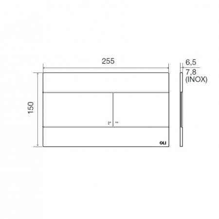 Комплект: Инсталляция OLI 120 ECO Sanitarblock mechanic + кнопка слива Slim, белая