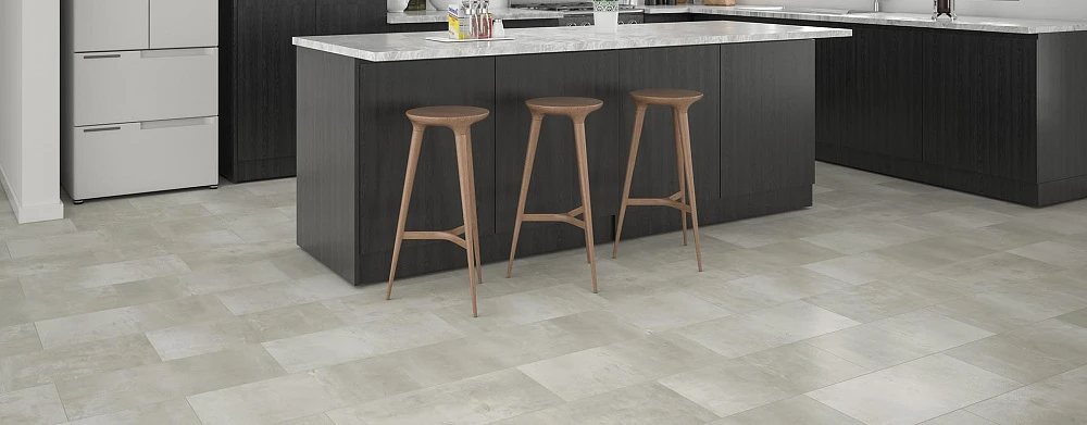 Кварц-винил (замковый) FirmFit Tiles LT-1650 Бетон Серый
