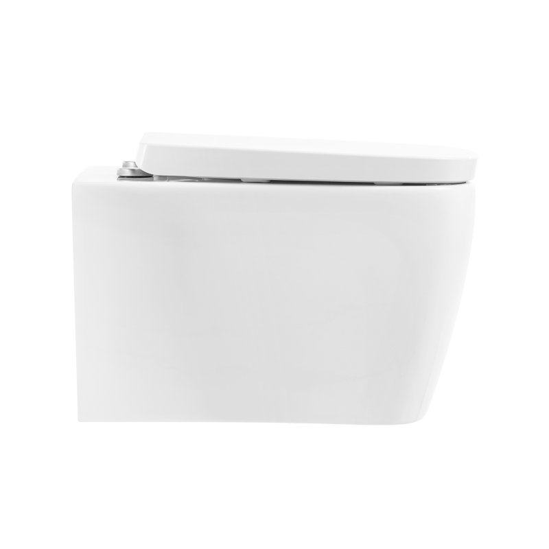 Унитаз подвесной безободковый BelBagno Veneto BB132CHR белый