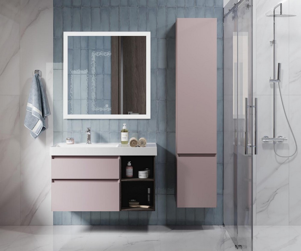 CU.wb.90Lh Раковина CUBO 90 левая с крепежом