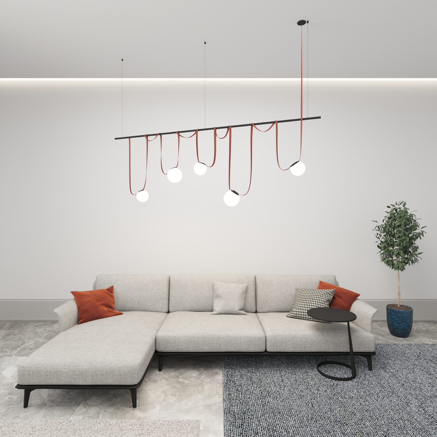 Трековый светильник BELTY ORB DK5552-BK