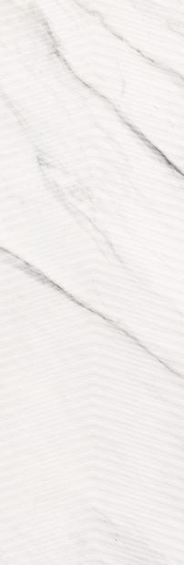 Керамическая плитка Meissen Плитка Carrara Chic рельеф шеврон белый 29х89
