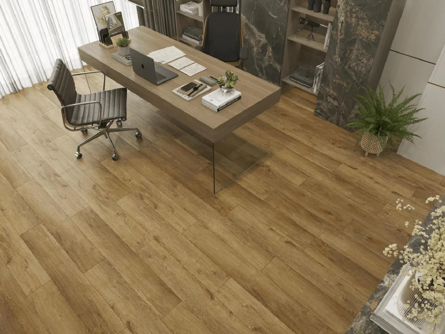 LVT плитка Дуб Цейлонский ЕСО 3-30