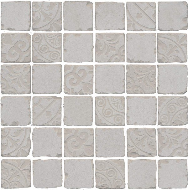 SBM005/DD640320 Про Фьюче серый светлый мозаичный 30x30x0,9 декор мозаичный (гранит)