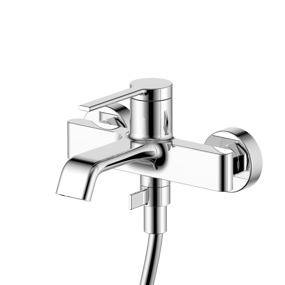 Смеситель для ванны с душем AQUAme Asti AQM6412CR хром глянец