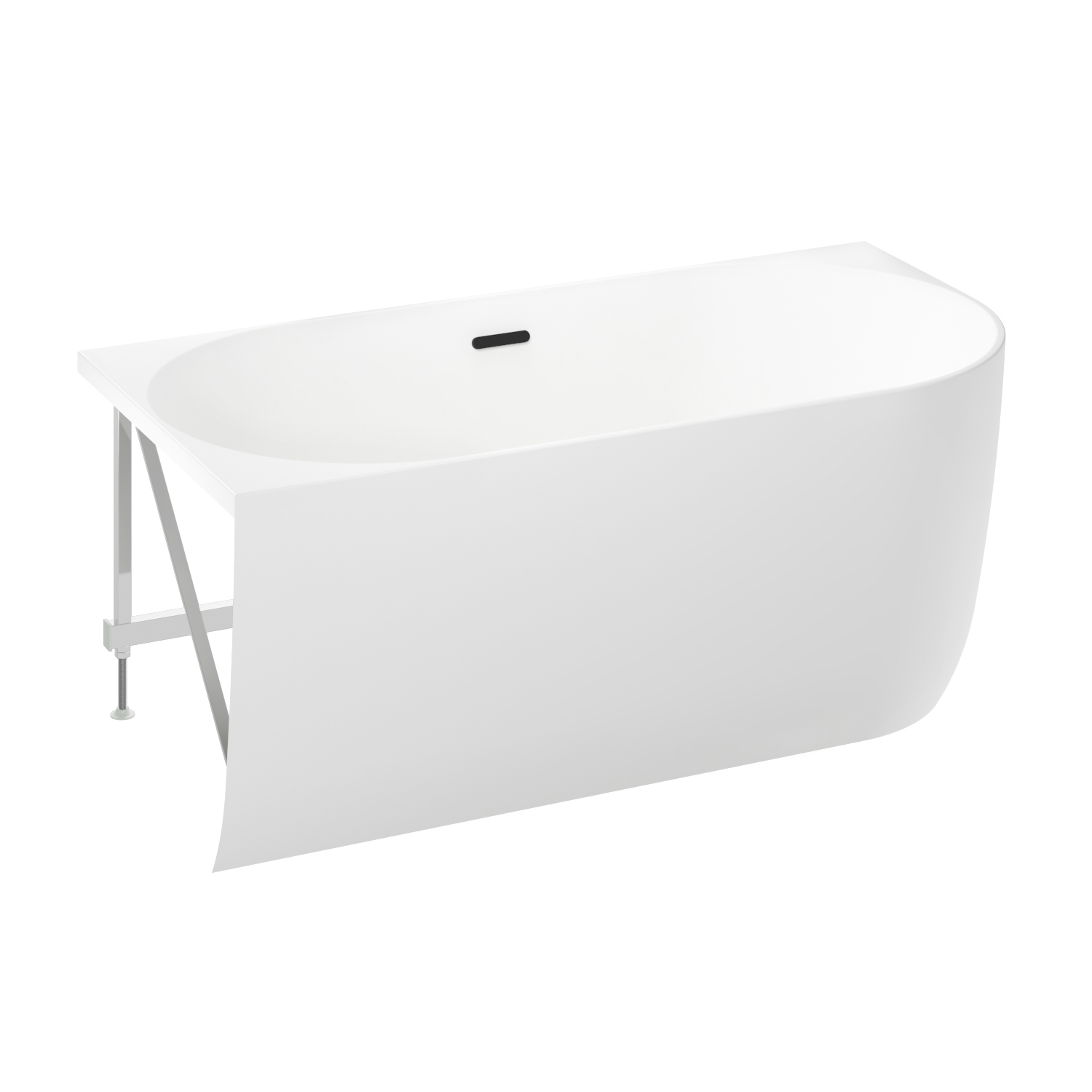 Акриловая ванна 150х75 см Wellsee Belle Spa 235701003 глянцевая белая