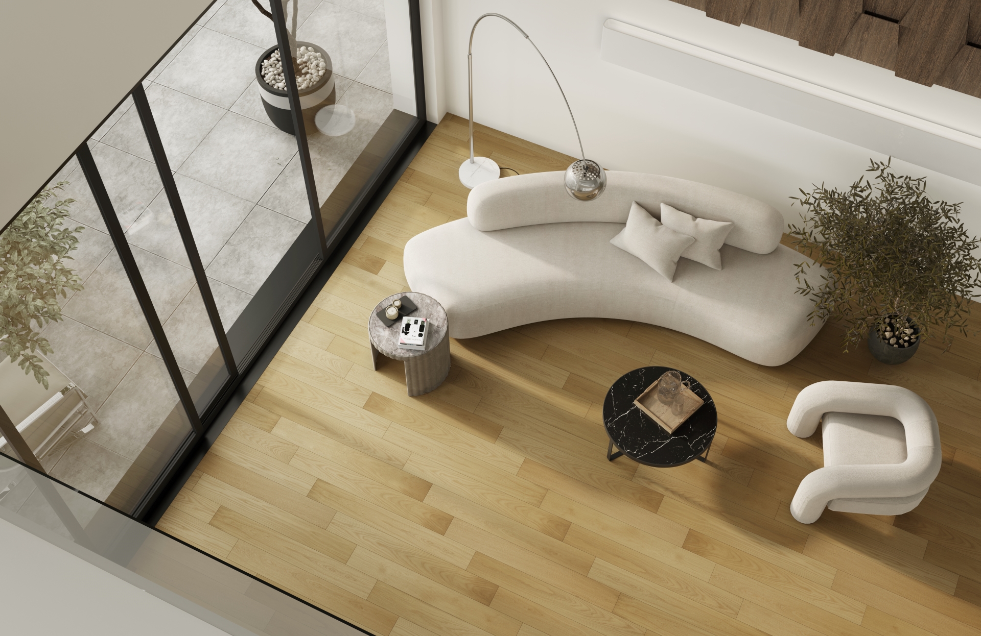 Кварцевый паркет Quartz Parquet Классик 5 мм Дуб Медовый Раф 463