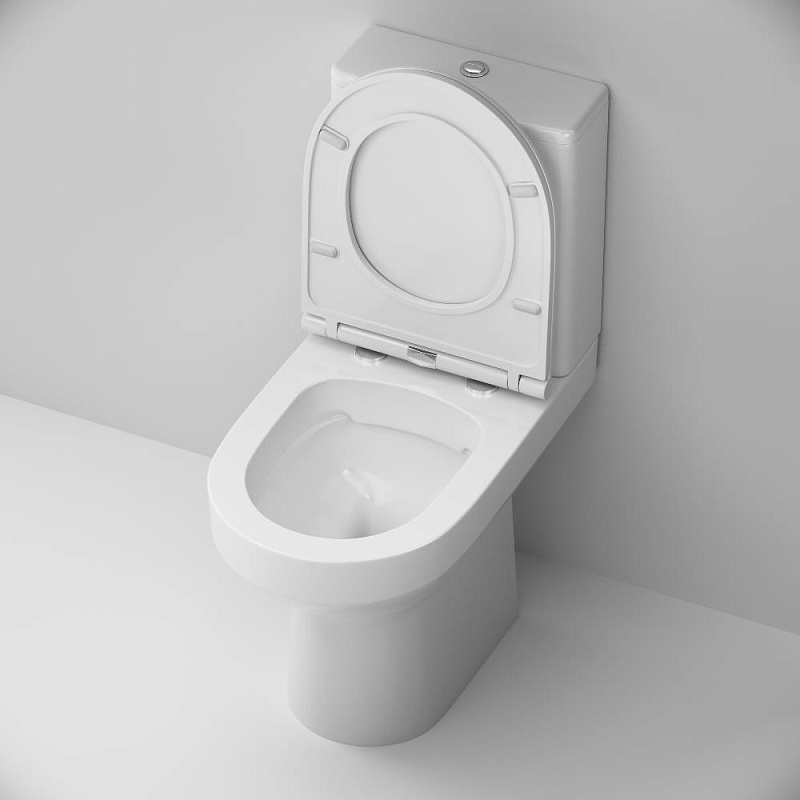 Унитаз напольный AM.PM Spirit 2.0 C708600WH безободковый с сиденьем микролифт 57WH, белый