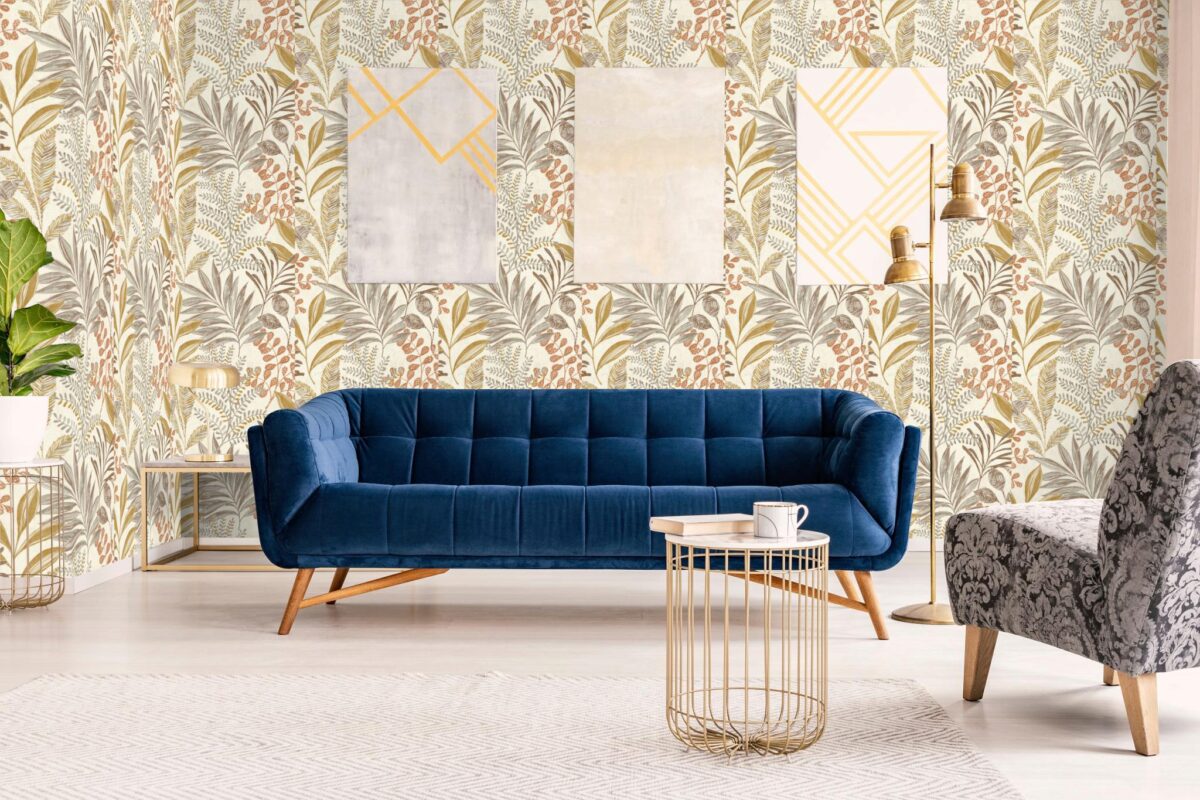 MN 3108 Обои Grandeco (Maison) (1*12) 10,05х0,53 винил на флизелине