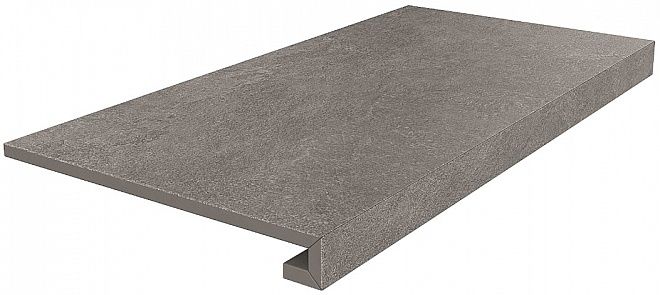 Керамогранит Kerama Marazzi Ступень клееная Про Стоун серый темный 33х60