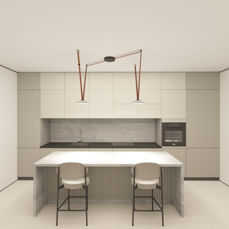 Трековый светильник BELTY FLOW DK5565-WH+BK