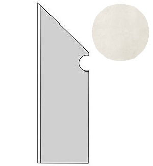 Плинтус Dwell Off-White Battiscopa Sag. SX (A1LE)
