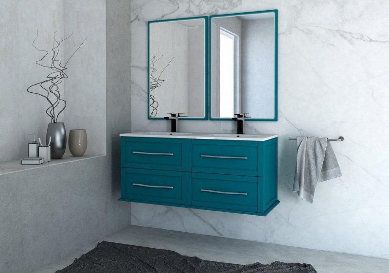 Раковина с двумя чашами Cezares 120х46, 50135