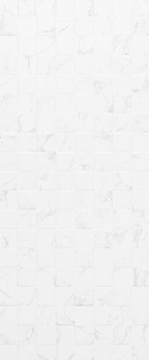 Керамическая плитка Creto Плитка Forza Calacatta White Mosaico 01 25х60