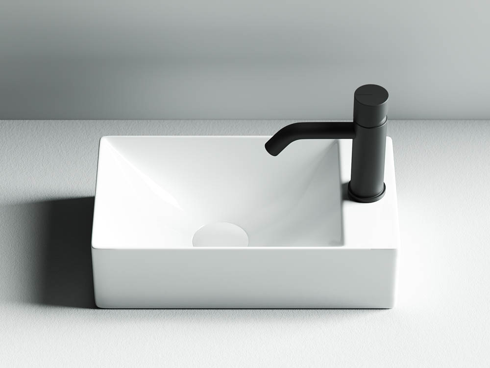 Рукомойник Ceramica Nova Element 37,5 см CN5007, отверстие под смеситель R