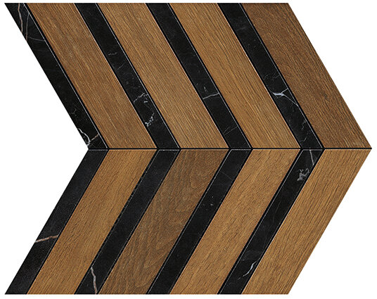 Мозаика Heartwood Brandy Marble Chevron 29,4x28,7 (AO3L)