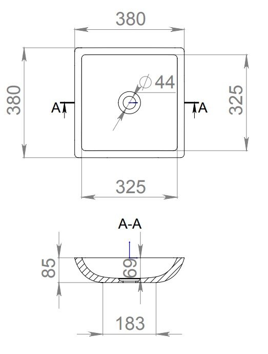 Раковина Salini CALLISTA Sapirit 108 1101108G