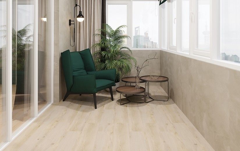 Керамогранит Cersanit Wood Concept Natural светло-коричневый ректификат 21,8х89,8