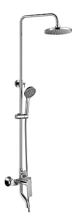 Душевая система HAIBA HB2414, тропический душ, латунь, хром
