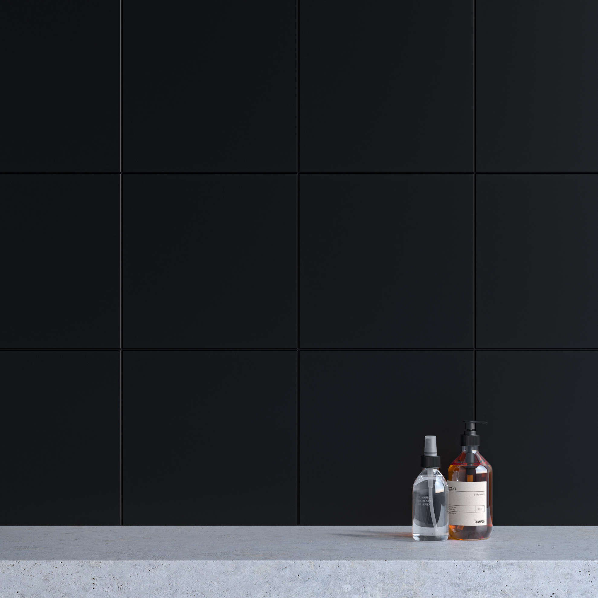 Керамогранит Kerama Marazzi Гармония черный 30х30