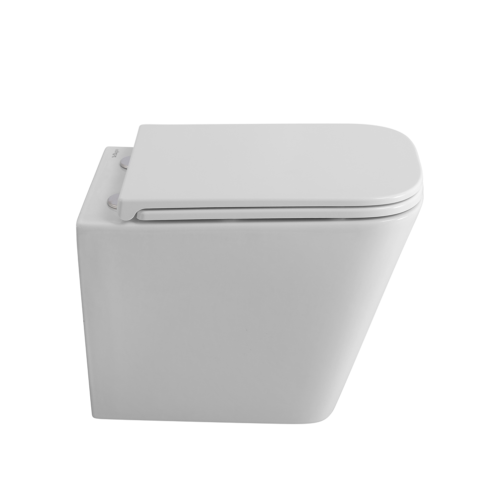 Унитаз подвесной безободковый BelBagno Ardente-R BB520CH-TOR/SC с крышкой-сиденьем микролифт, белый