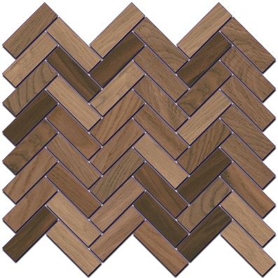 Керамогранит Kerama Marazzi Декор Селект Вуд беж темный мозаичный 33х33