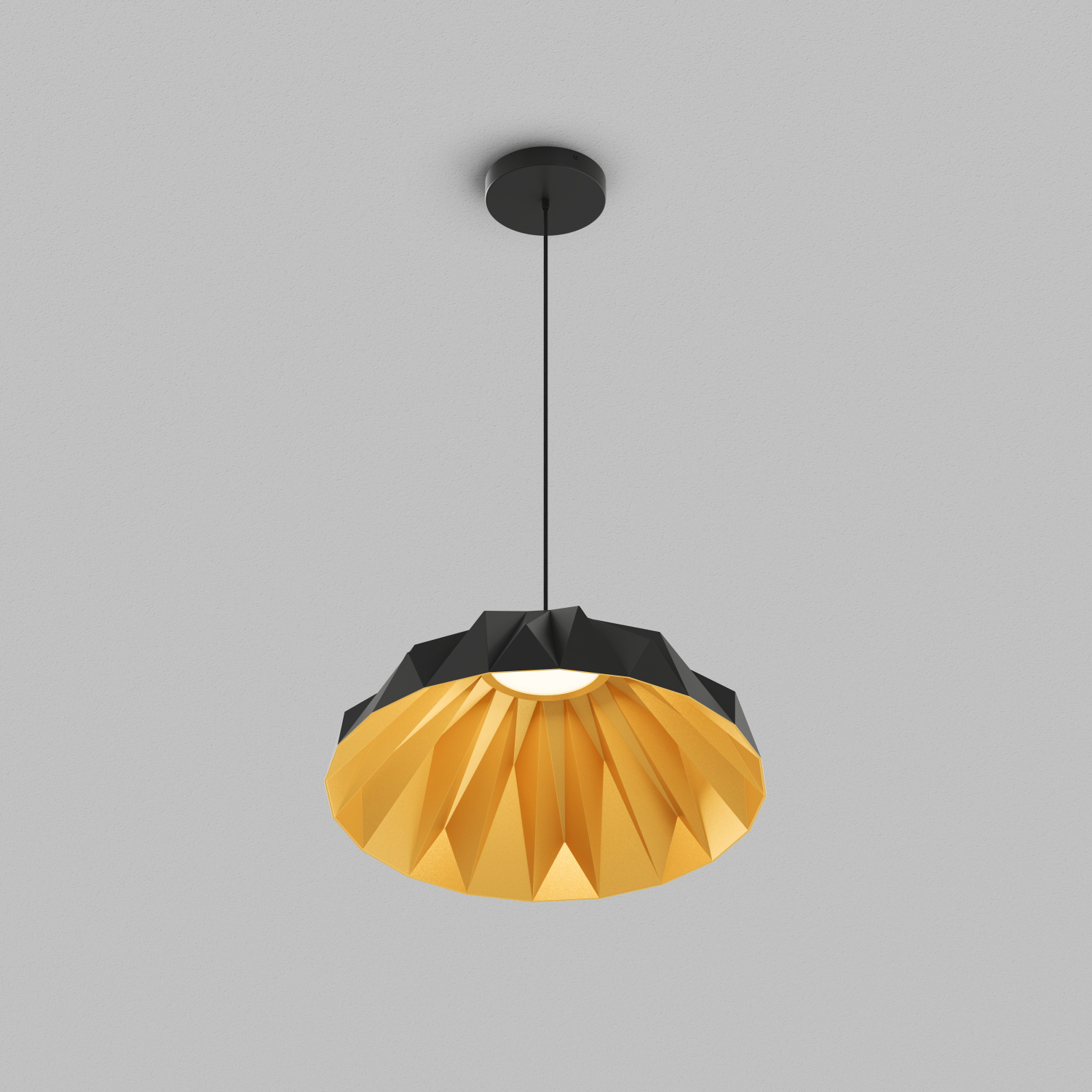 Подвесной светильник ORIGAMI DK6655-BK+SG