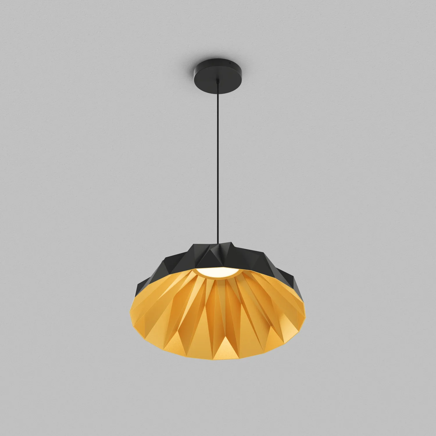 Подвесной светильник ORIGAMI DK6655-BK+SG