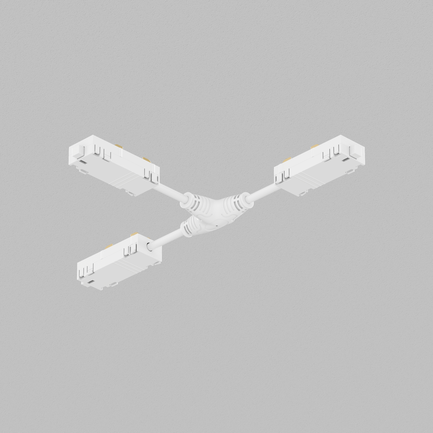 Гибкий Т-коннектор трека SMART Denkirs TR2115-WH