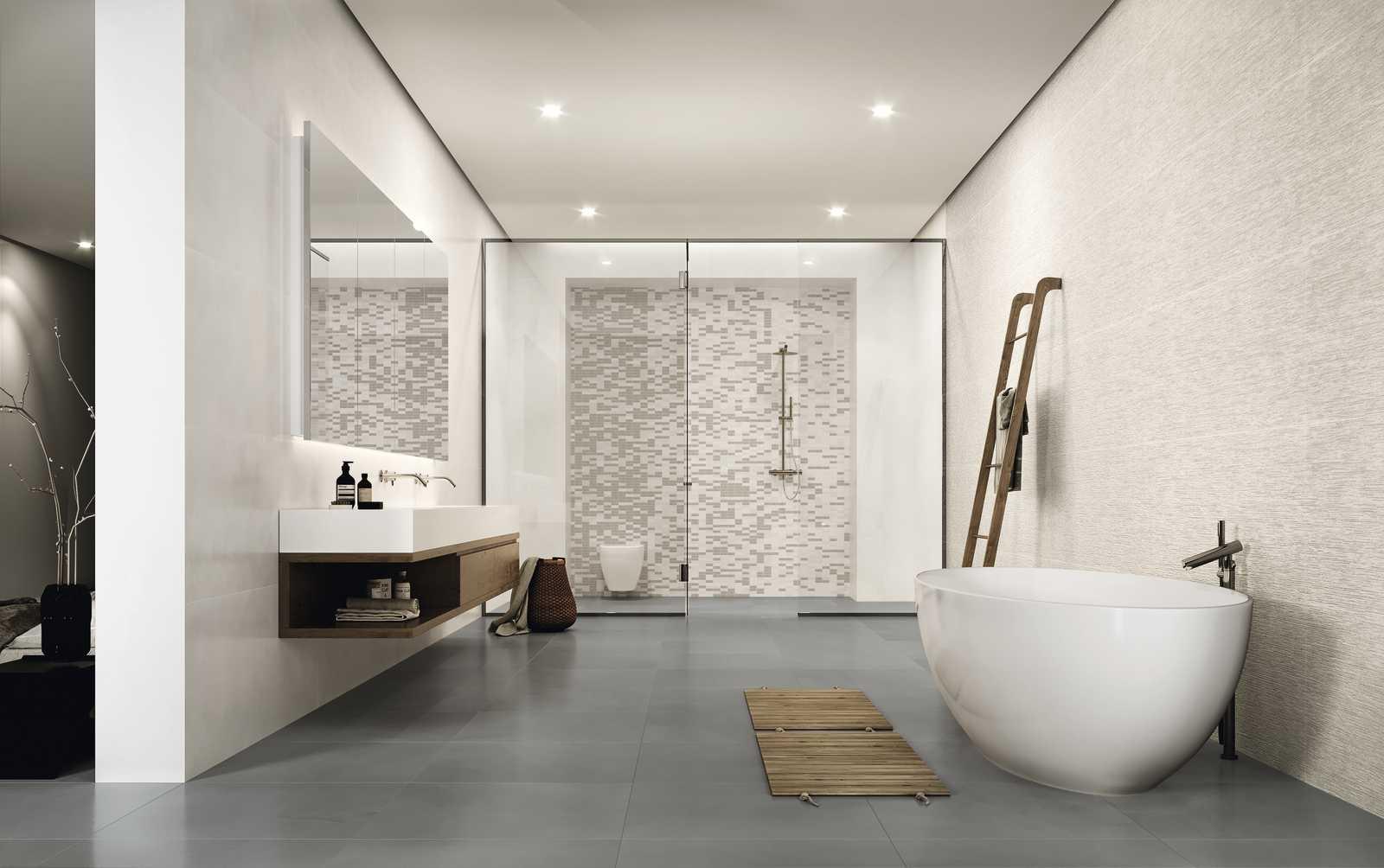 Керамическая плитка Marazzi Italy Плитка Alchimia White Struttura Wabi 3D 60x180