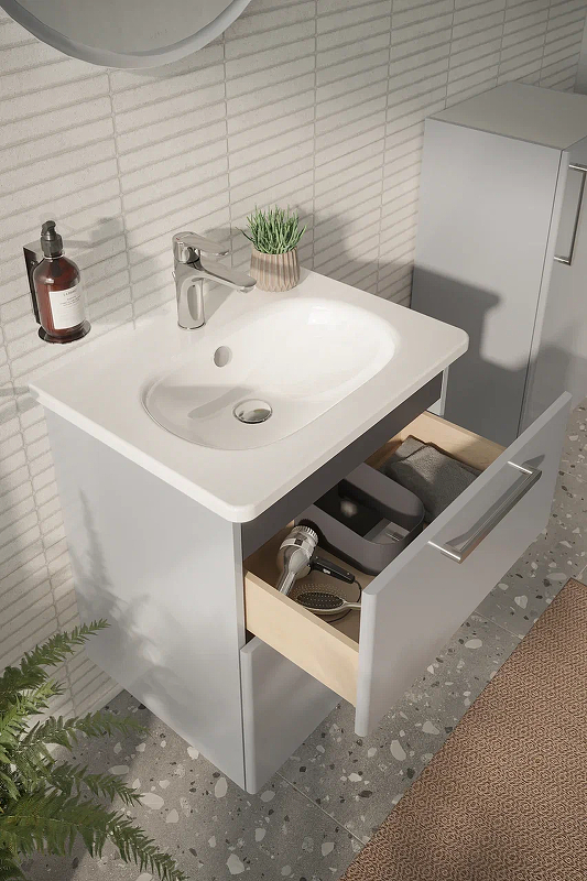 Смеситель Vitra Root Round для раковины, матовый черный