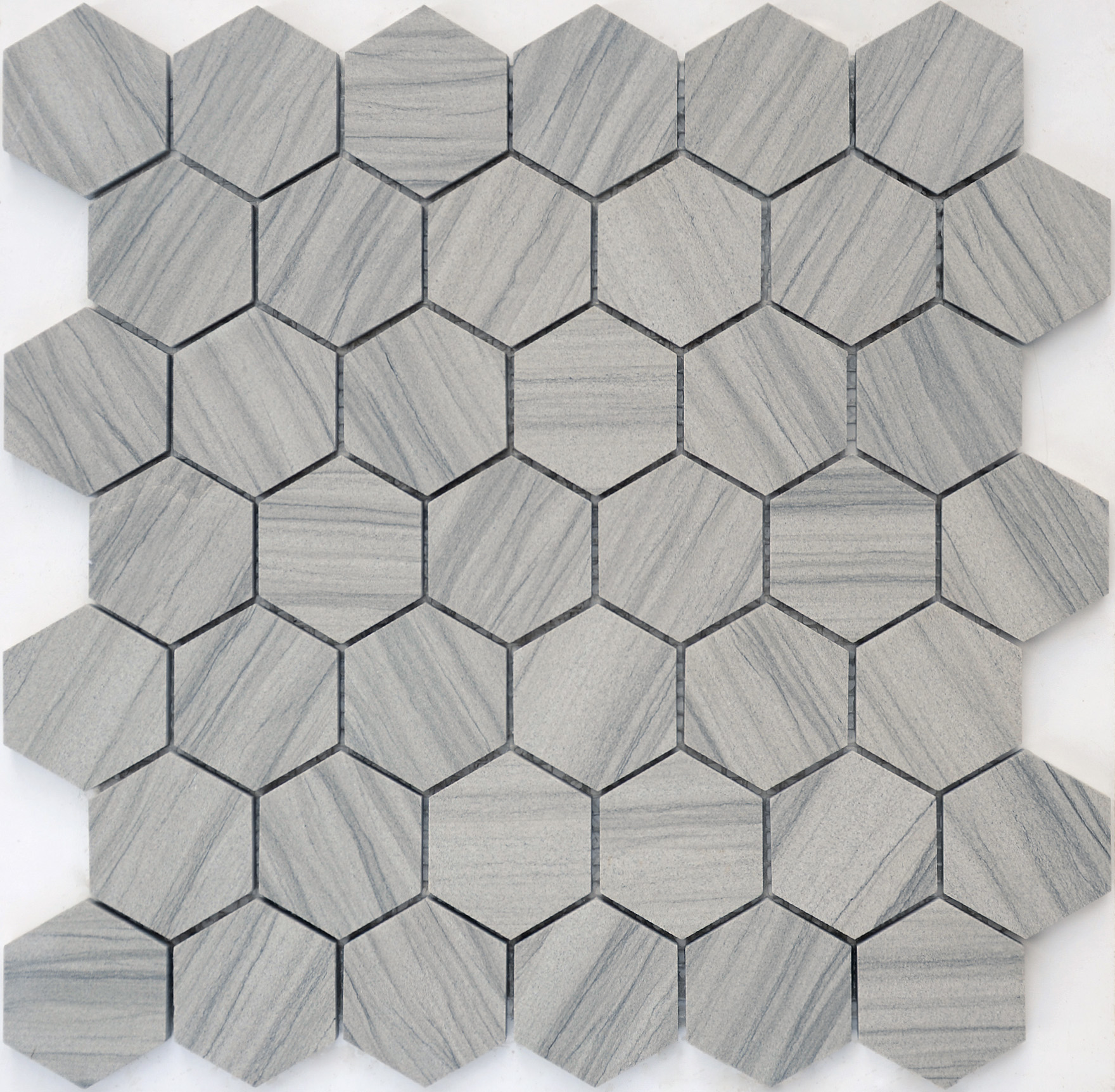Мозаика LeeDo & Caramelle Marmara Grey POL hex (23x40x6) 29,2x28,9