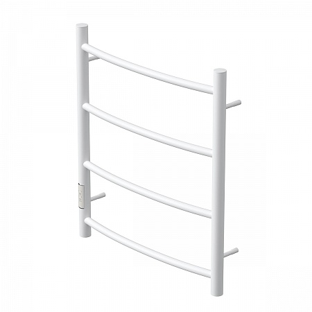 Полотенцесушитель электрический Point Афина PN04756W П4 500x600 диммер слева, белый