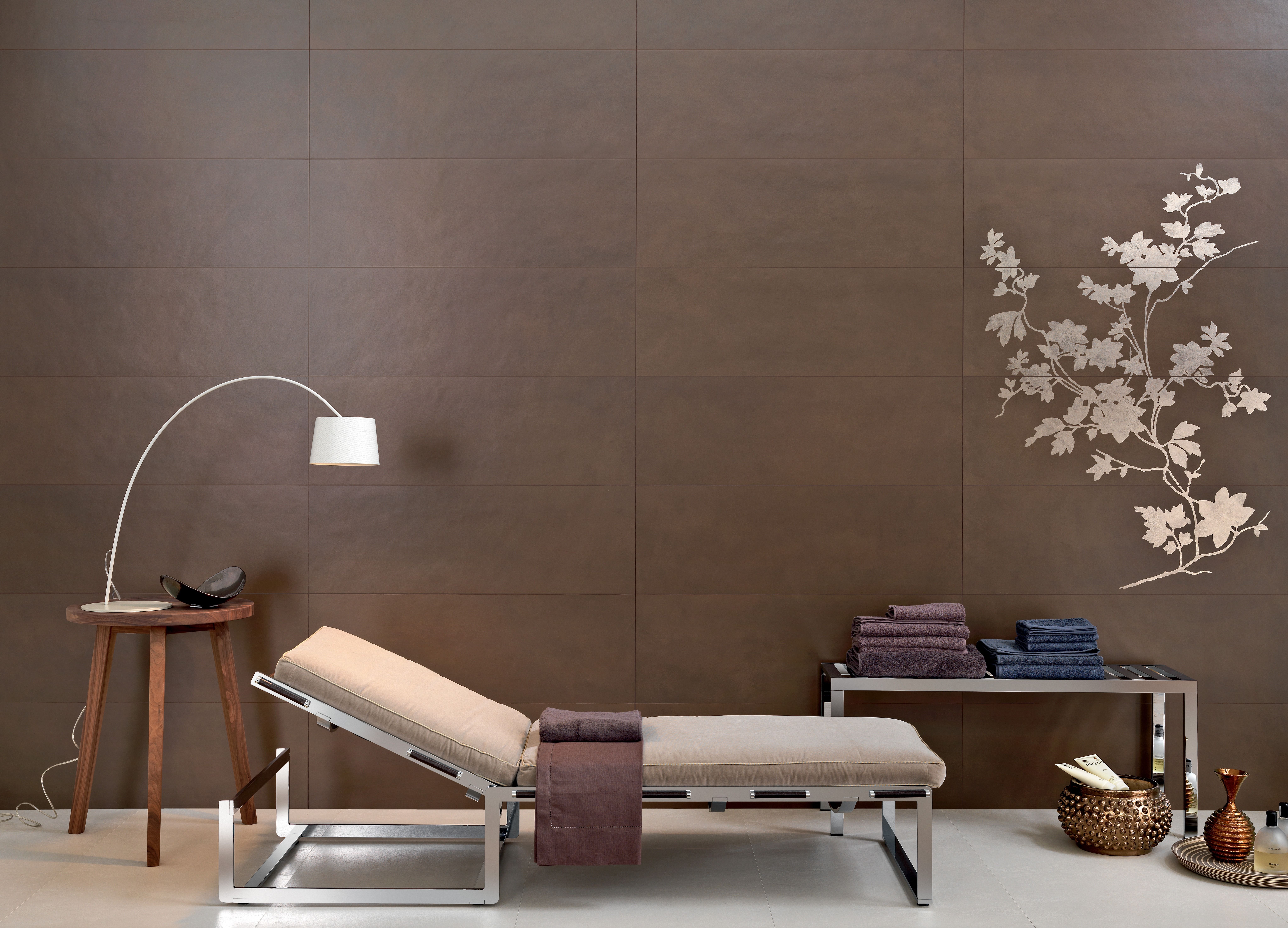 Керамическая плитка Marazzi Italy Плитка Concreta Lava Rett. 32,5х97,7