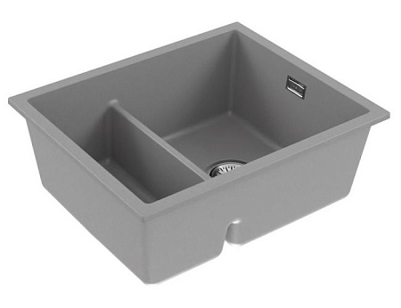 Мойка кухонная Alveus OMNI 50 GRANITAL CONCRETE-G81 550x450x198 с сифоном 1150202
