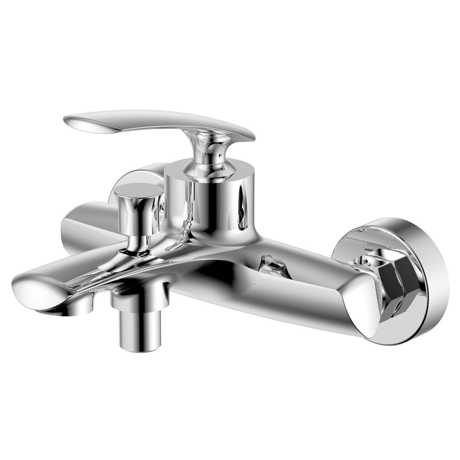 Смеситель для ванны с душем Azario Reuleaux AZ-VWF238296C хром глянец