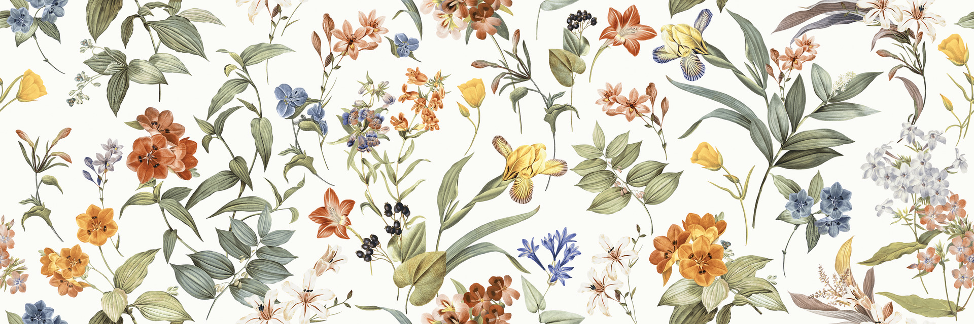 Керамическая плитка Marazzi Italy Декор White Botanica Touch 60х180