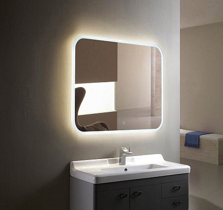 Зеркало Silver Mirrors Stiv neo 800х680 (сенсорный выключатель)