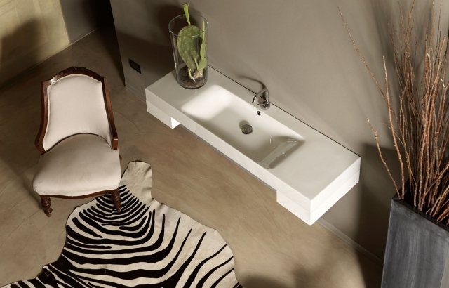 Раковина Kerasan Cento 3535 bix1 140x45см