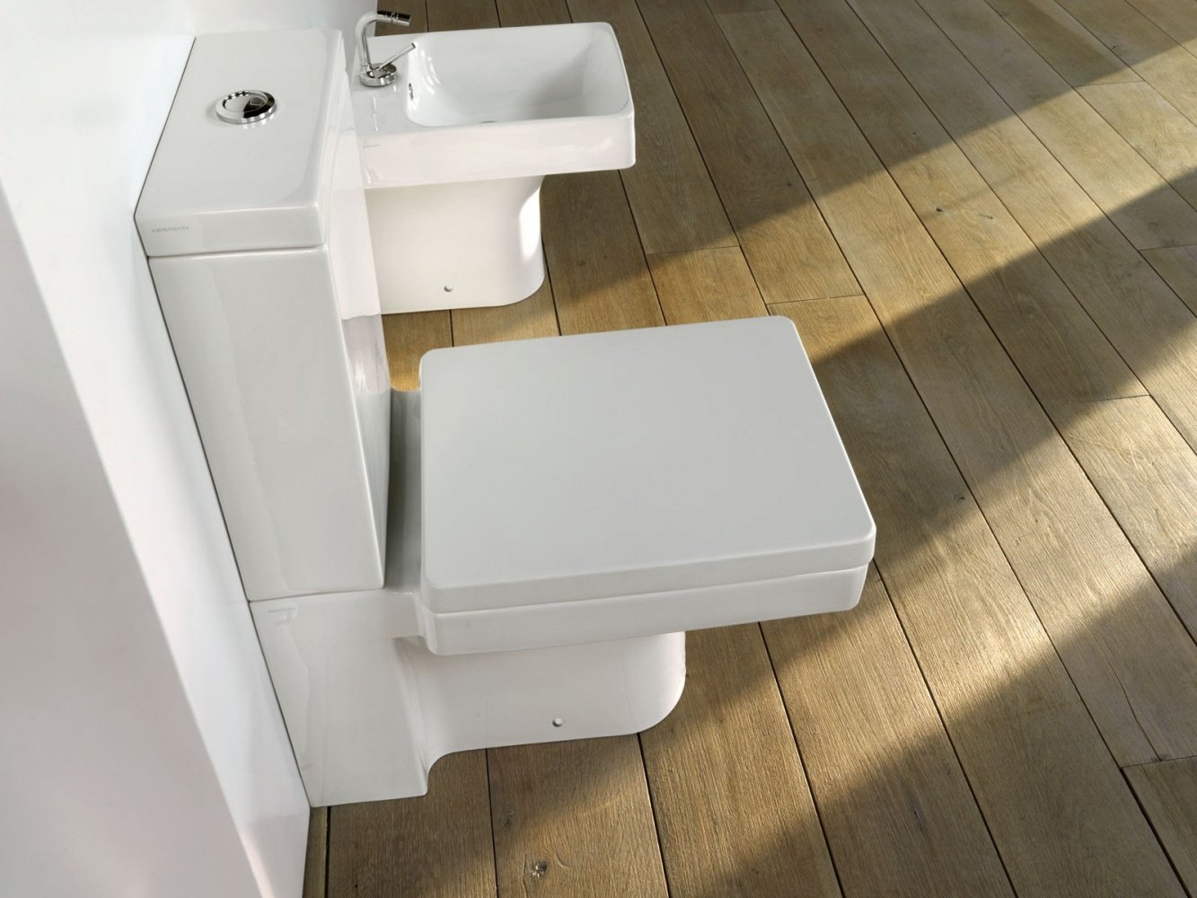 Раковина Kerasan Cento 3535 bix1 140x45см