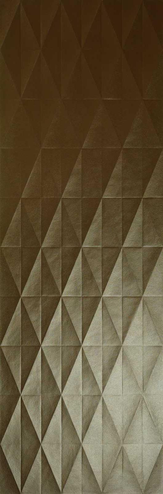 Керамическая плитка Marazzi Italy Плитка Eclettica Bronze Struttura Diamond 3D 40x120
