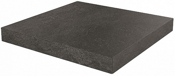 DD600720R/GCA Ступень угловая клееная Про Стоун черный 33x33x0,9