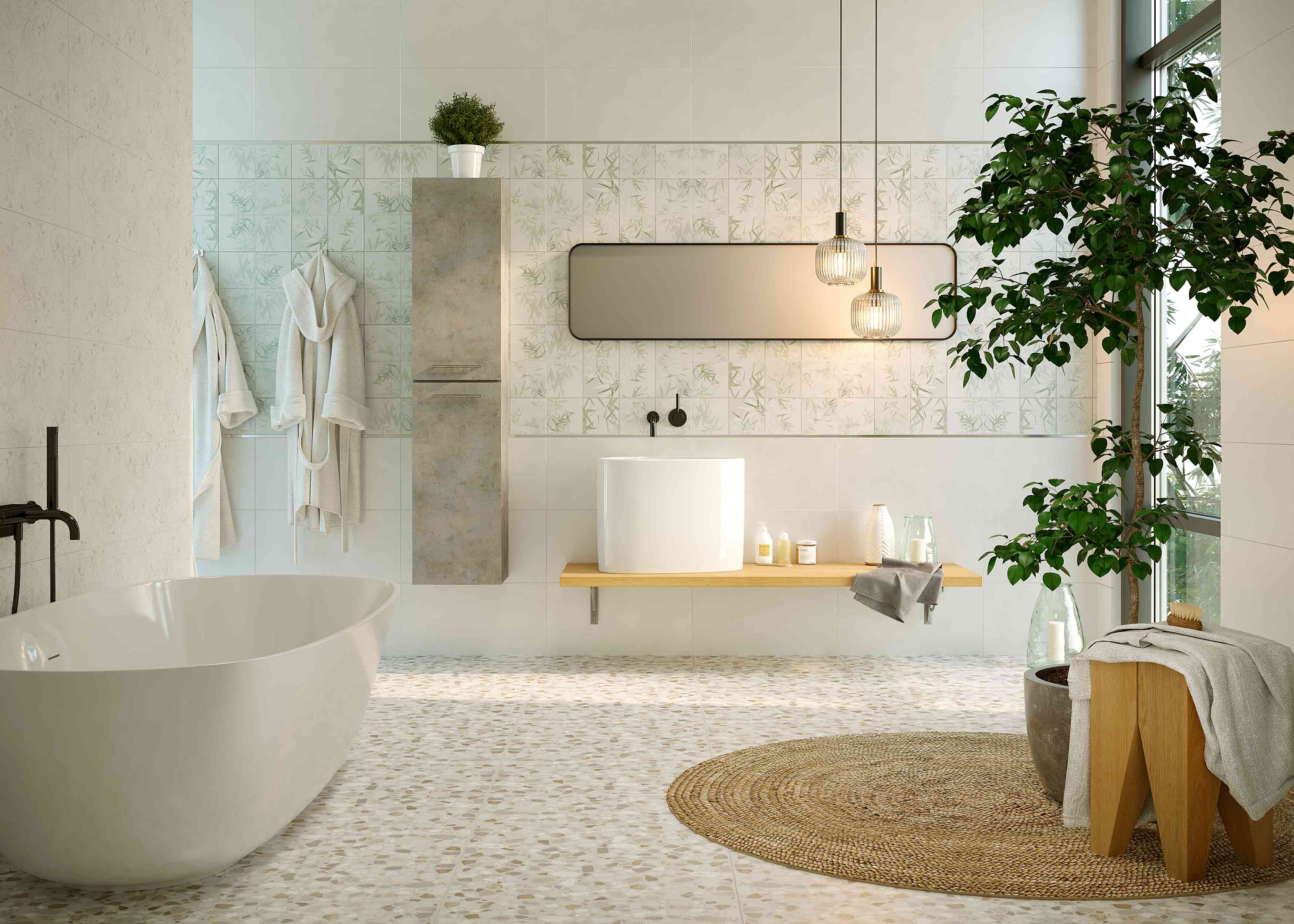 Керамогранит Creto Tropicano flowers 30х60