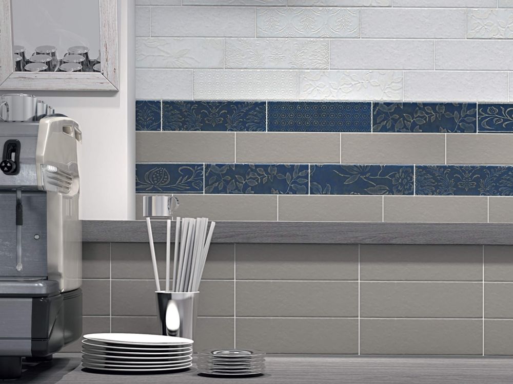 Керамическая плитка Kerama Marazzi Панно Кампьелло зеленый 51x28,5 (6 частей)