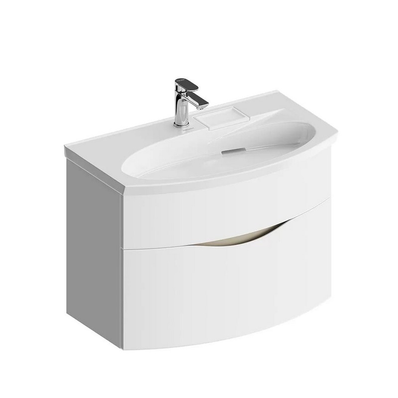 RV.80/WHT.M Тумба RIVA 80 см, белая матовая