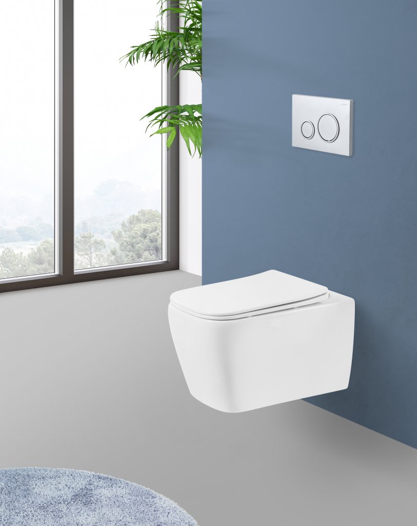 Унитаз подвесной безободковый BelBagno Veneto BB132CHR белый